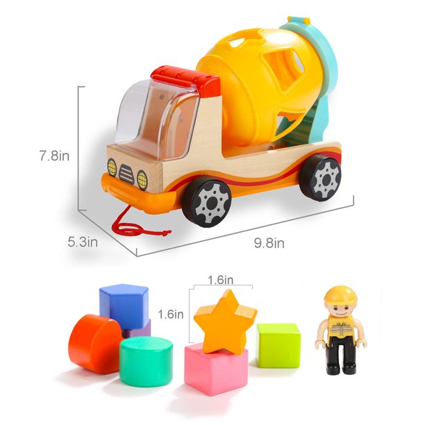 Sorteer Speelgoed Vrachtwagen - Creatieve Mix & Match Fun voor Kinderen
