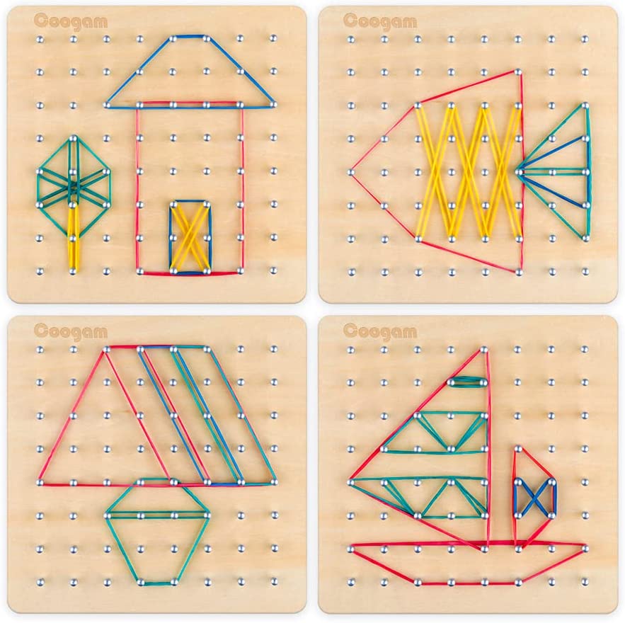 Geometrisch Zoek- en Verbindingsbord voor Kinderen