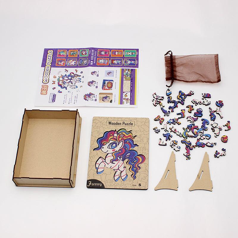 Gebruik je Creativiteit Eenhoorn Puzzelspel