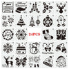 Kerst Stencil Set - Betoverende Kerstcreaties - Sjablonen voor Kerst