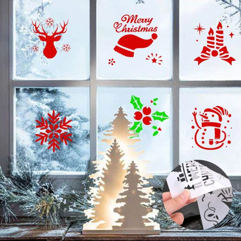 Kerst Stencil Set - Betoverende Kerstcreaties - Sjablonen voor Kerst