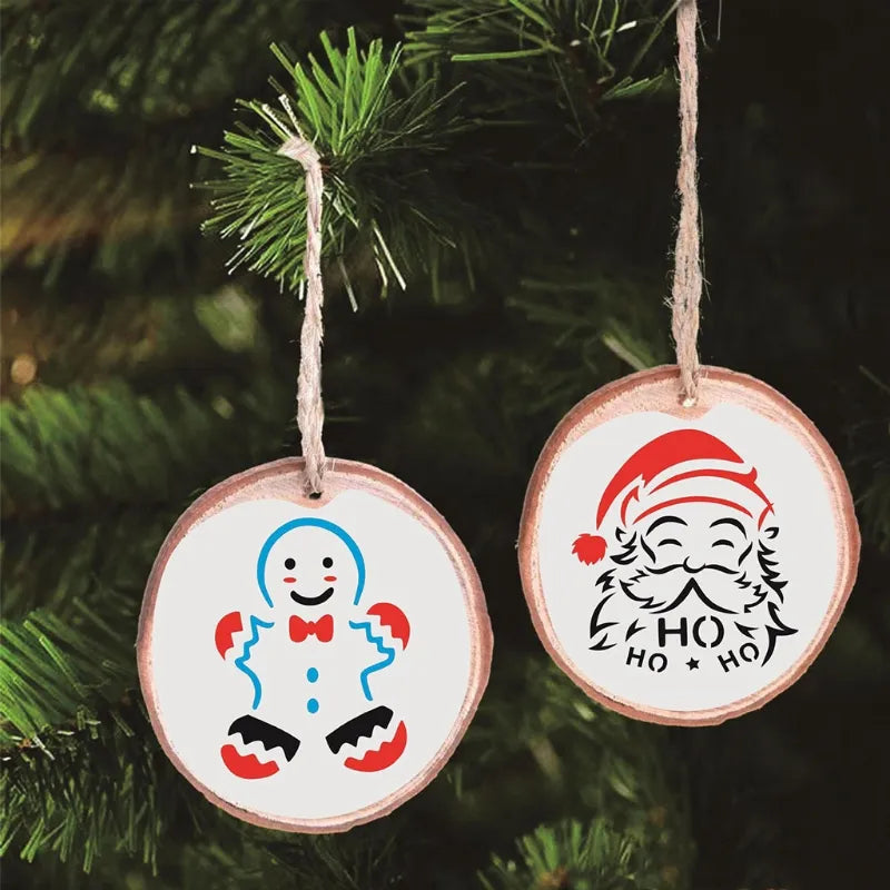 Kerst Stencil Set - Betoverende Kerstcreaties - Sjablonen voor Kerst