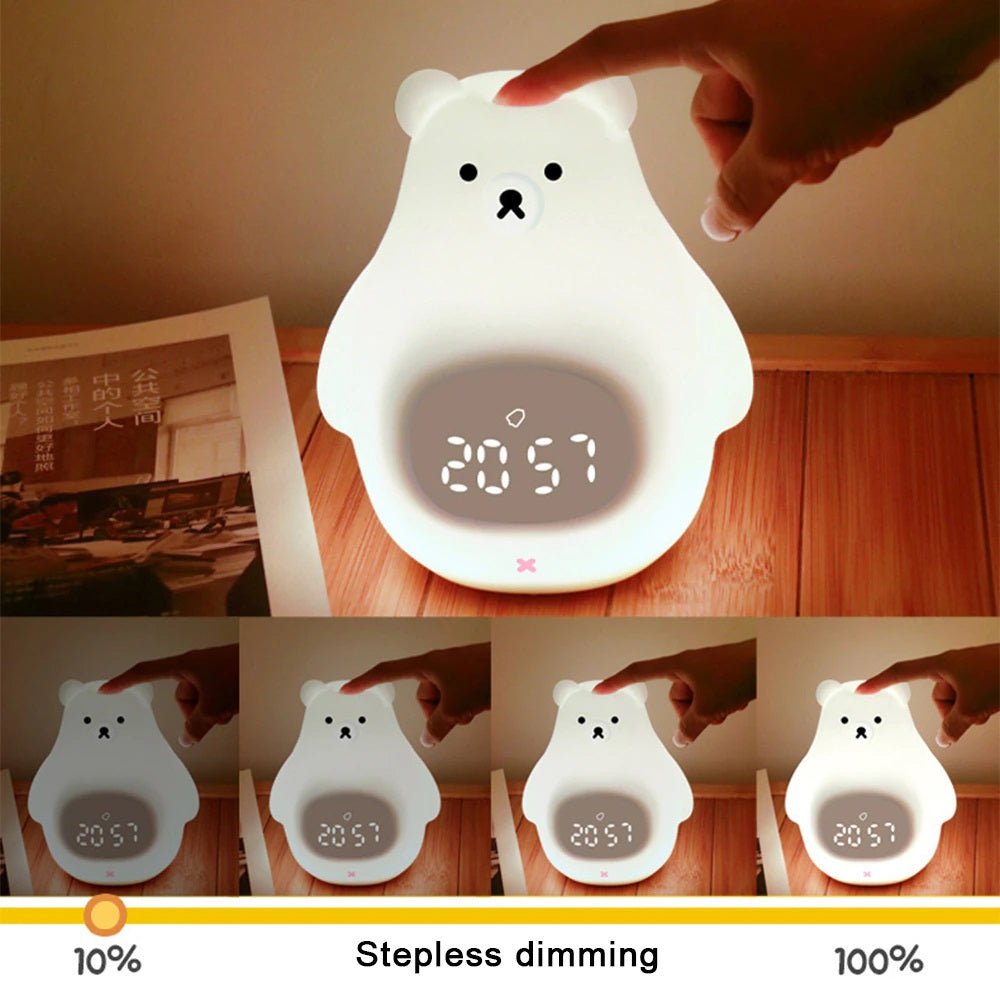 Beer Alarm Slaaptrainer voor Kinderen - Nachtlamp & Wekker