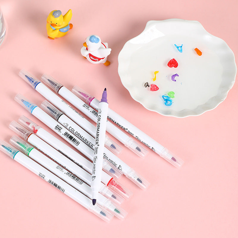 Waterkunst Pen - Creëer Kunstwerken op het Water - Waterverfset (Inclusief GRATIS keramische lepel)