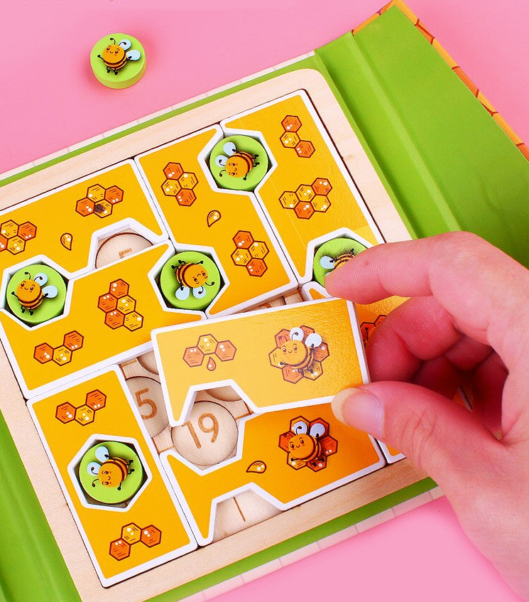 Educatieve Honingraat Puzzel - Ontdek Eindeloos Plezier voor Kinderen en Volwassenen