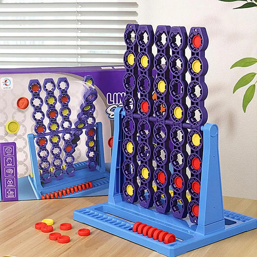 Draaiend Vier-op-een-Rij Spel – Line-up 4 Denkspel