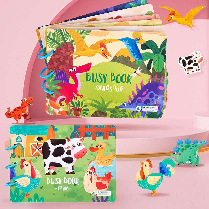 Interactief Activiteitenboek – Educatief Speelboek voor Kinderen Rustgevend Leerboek voor Zelfstandig Spelen