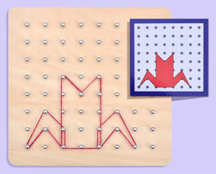 Geometrisch Zoek- en Verbindingsbord voor Kinderen