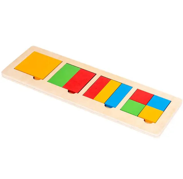 Montessori Geometrische Vormen Puzzel - peuterpuzzel plezier!