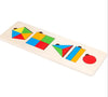 Montessori Geometrische Vormen Puzzel - peuterpuzzel plezier!