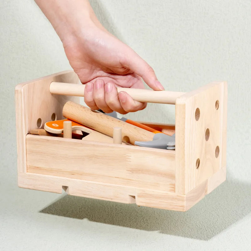 Mini Bouwmeesters - Houten Timmer Speelset voor Kinderen