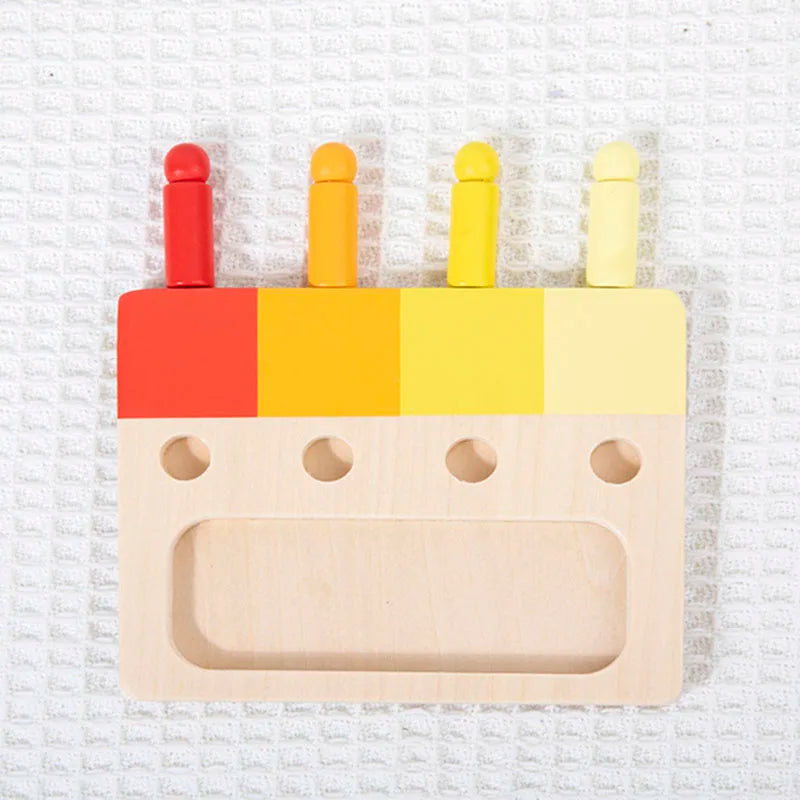 Kleurrijk Montessori Leerplezier Bord - Educatief Speelbord voor Kinderen