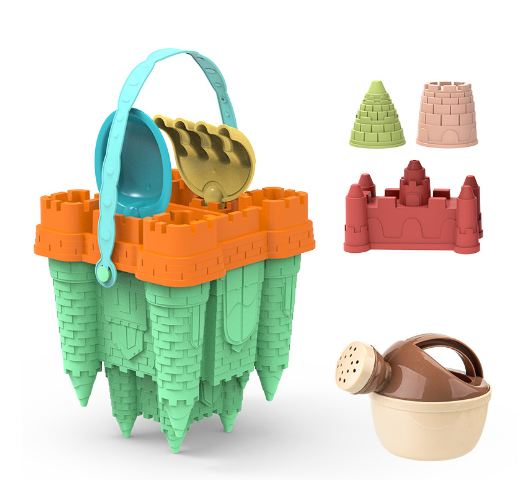 Strandplezier Zandkastelenset - Creatief Bouwen voor Kinderen