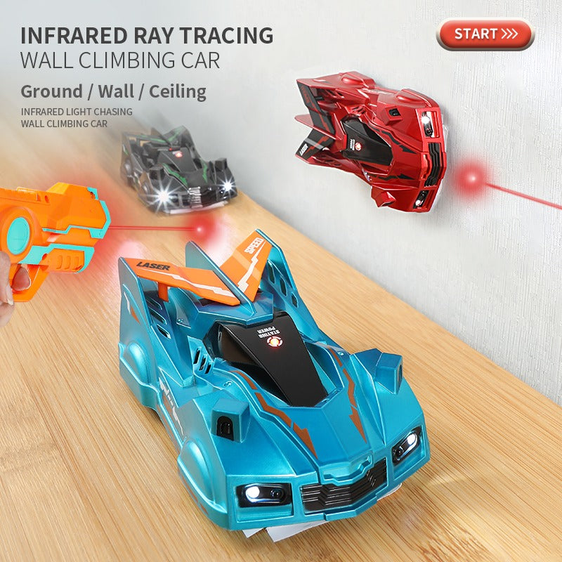 Laser Racewagen - Bestuur met een laserstraal - Muurklimmende auto