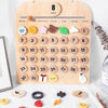 Magnetische Kinderkalender - Ontdek de Wereld van Tijd en Seizoenen