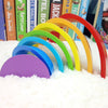 Montessori Houten Regenboog - Creatieve Speelset voor Ontwikkeling