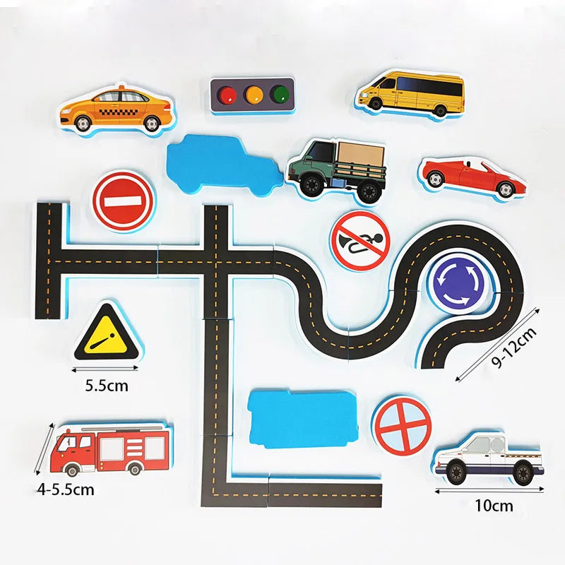 Bad Auto's - Ultiem Plezier in Bad - Foam Verkeersbadspeelgoed Set
