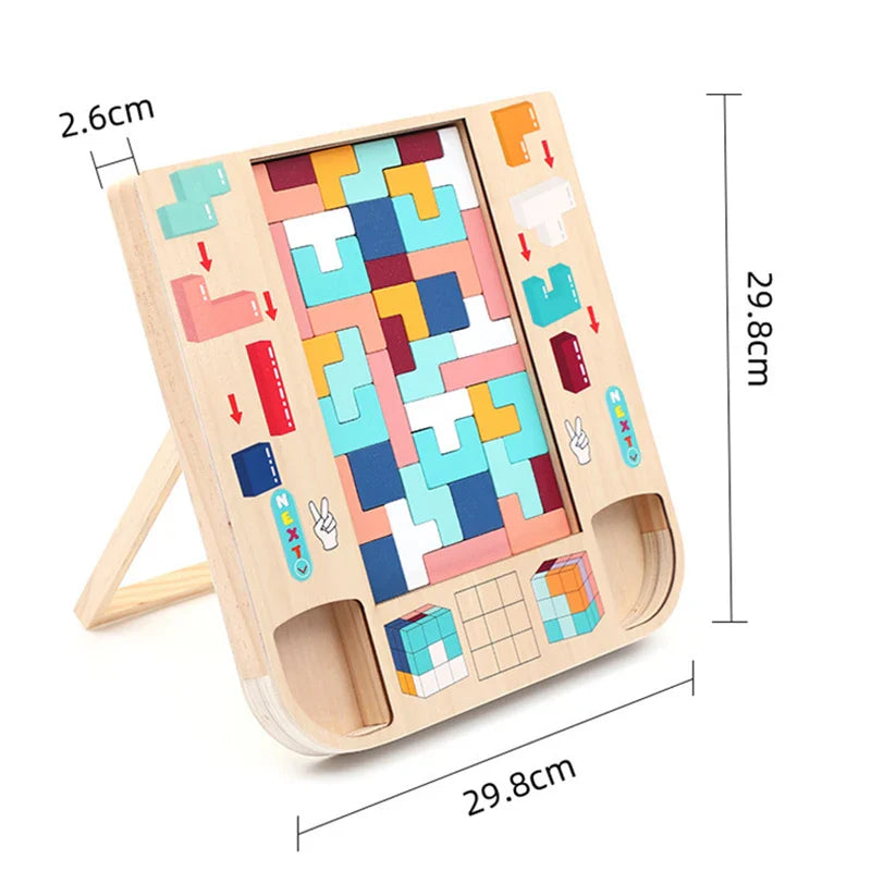Bouw Je Brein - Tetris Puzzel voor Kinderen