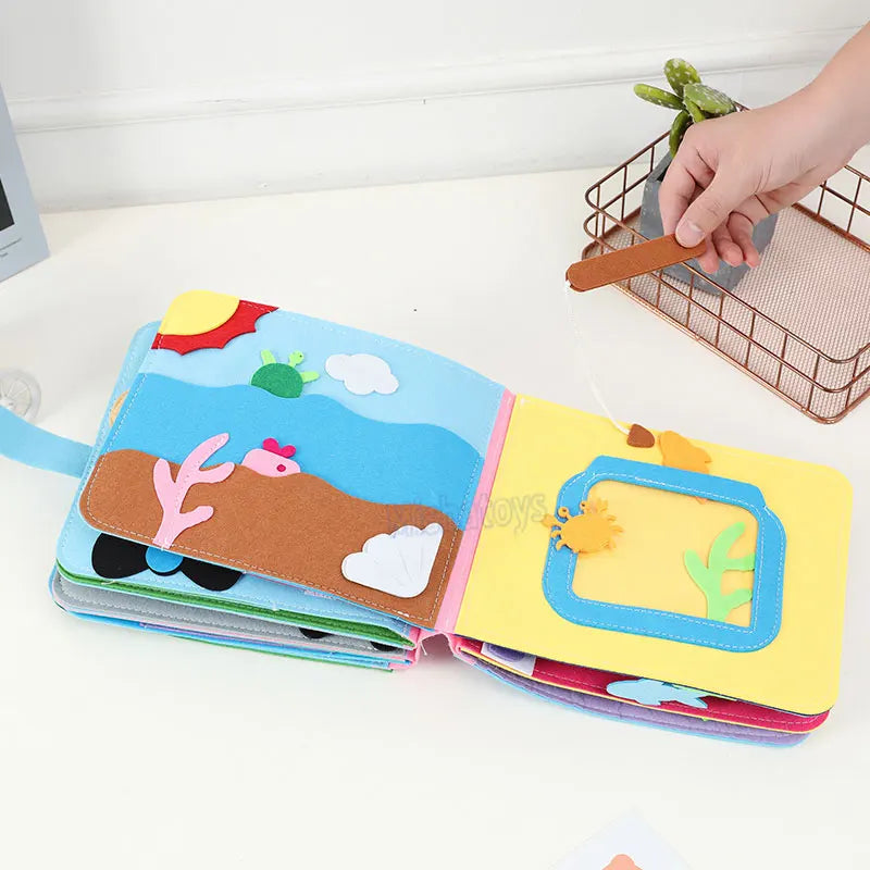 Montessori Activiteitenboek | Ontwikkel Zintuigen Met Dit Leerrijke Busybook