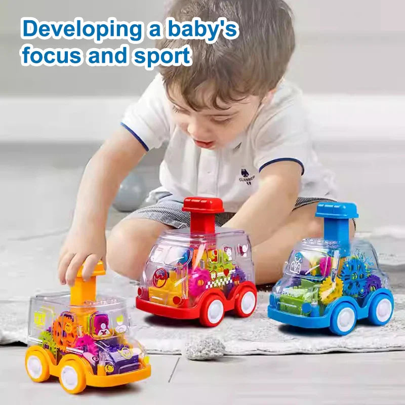 Tandwiel Auto - Push & Go - Interactief Speelgoedauto
