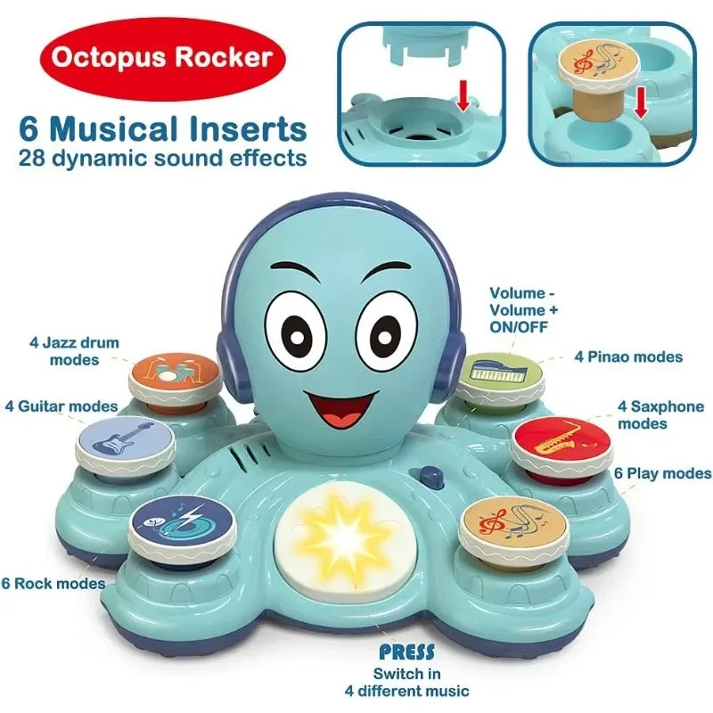 Muziek Octopus - Muziekplezier voor Kinderen - Interactief Speelgoed