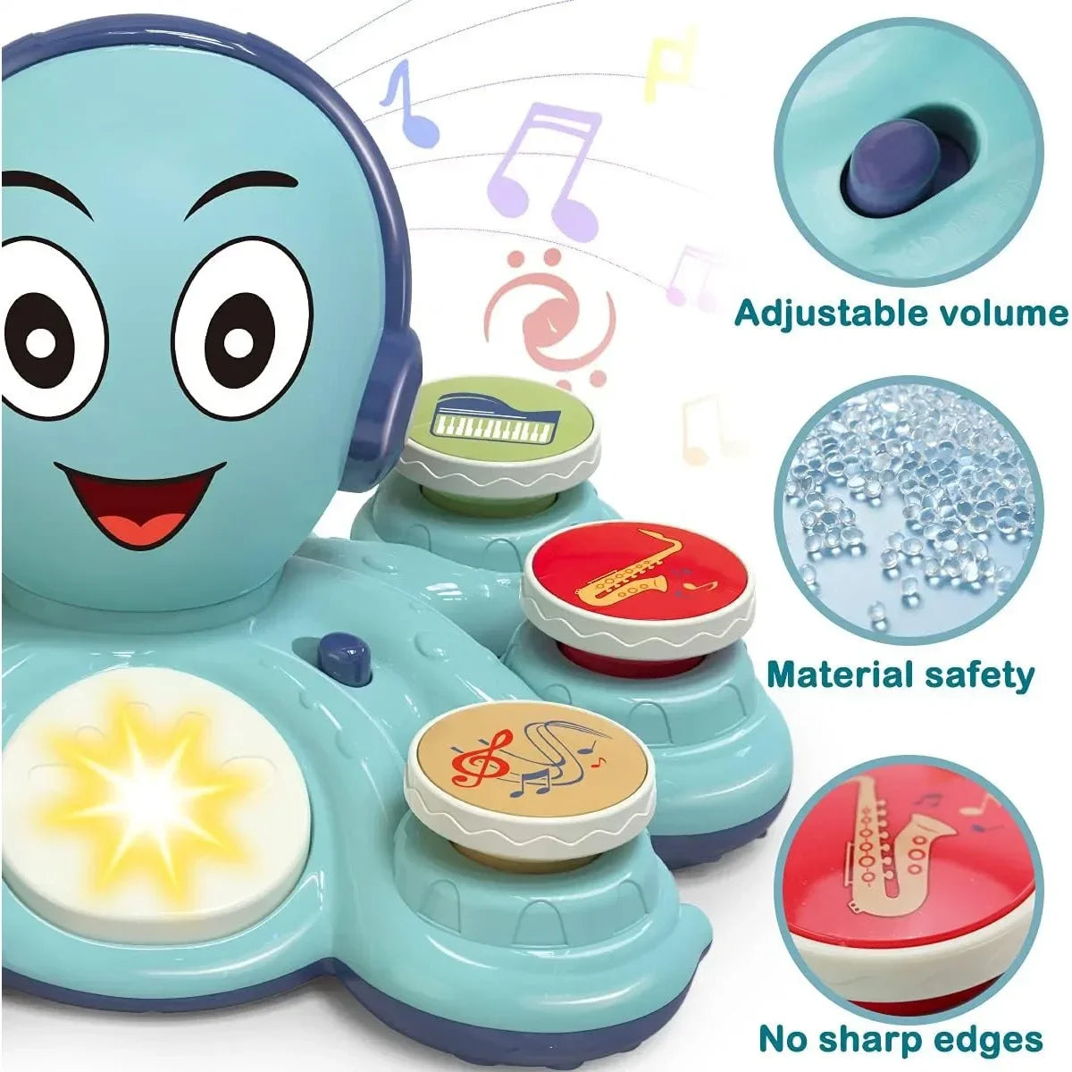 Muziek Octopus - Muziekplezier voor Kinderen - Interactief Speelgoed
