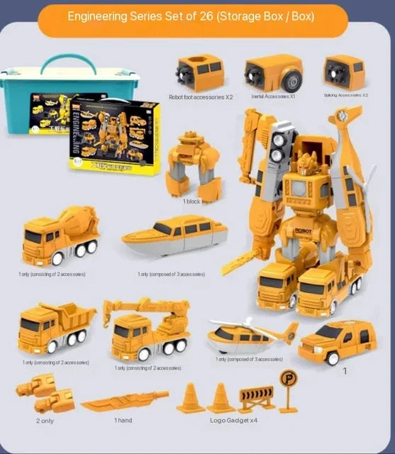 Mega Transformer - Van Vrachtwagen naar Speelgoedrobot