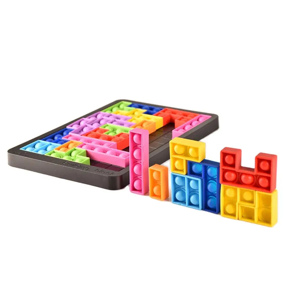 Tetris Fidget Speelgoed - Ontspannende Fidget Fun voor Kinderen en Volwassenen
