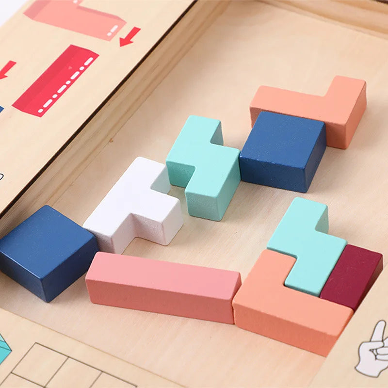 Bouw Je Brein - Tetris Puzzel voor Kinderen