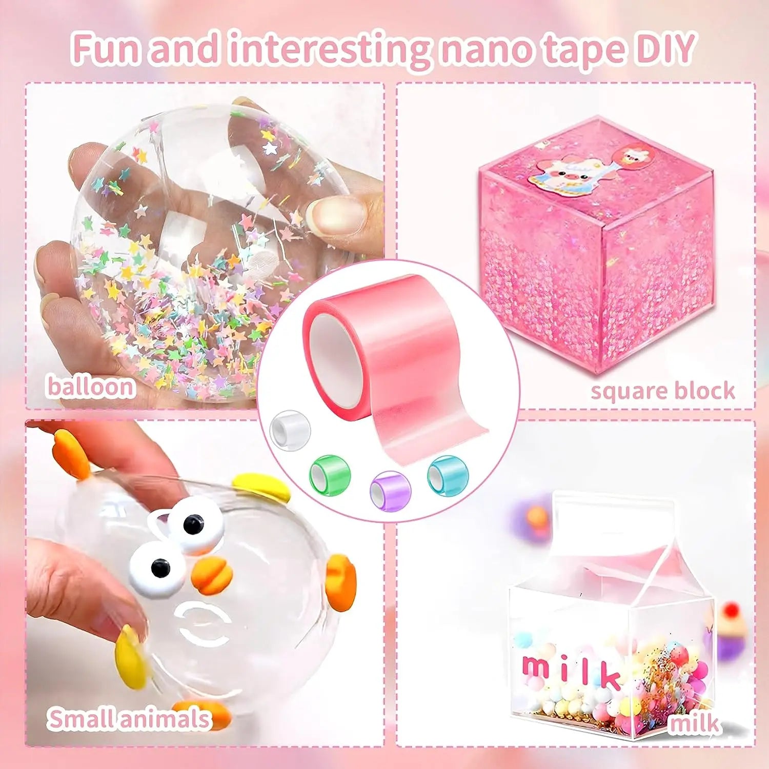 Kleurrijke Bubbelpret - Nano Bubbeltape voor Avontuurlijke Speelmomenten
