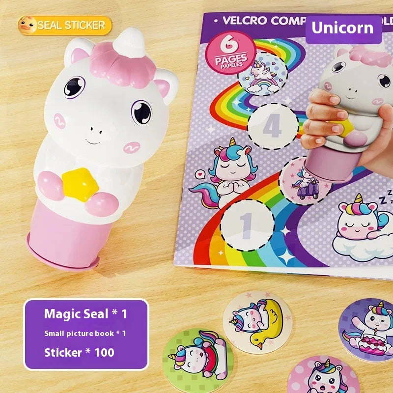 Magisch Stickerboek - Fantasierijk Stickerparadijs - Creatief Stickerboek