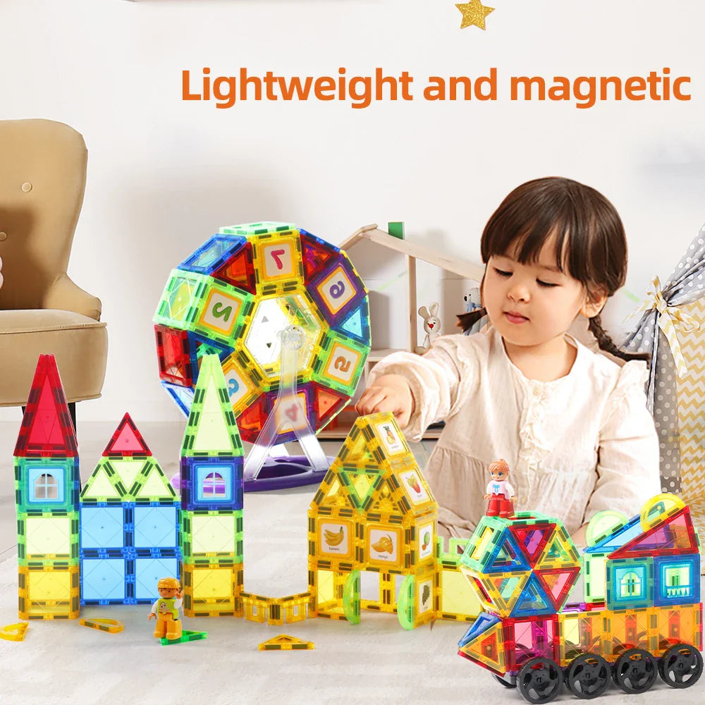 Creatieve Magnetische Tegels – Ontwikkel Verbeelding met Magnetische Bouwspeelgoed
