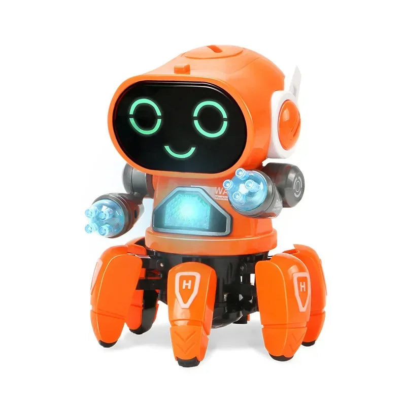 Dansende Spin Robot - Lichtshow en Bewegingen - Interactieve Speelgoedrobot