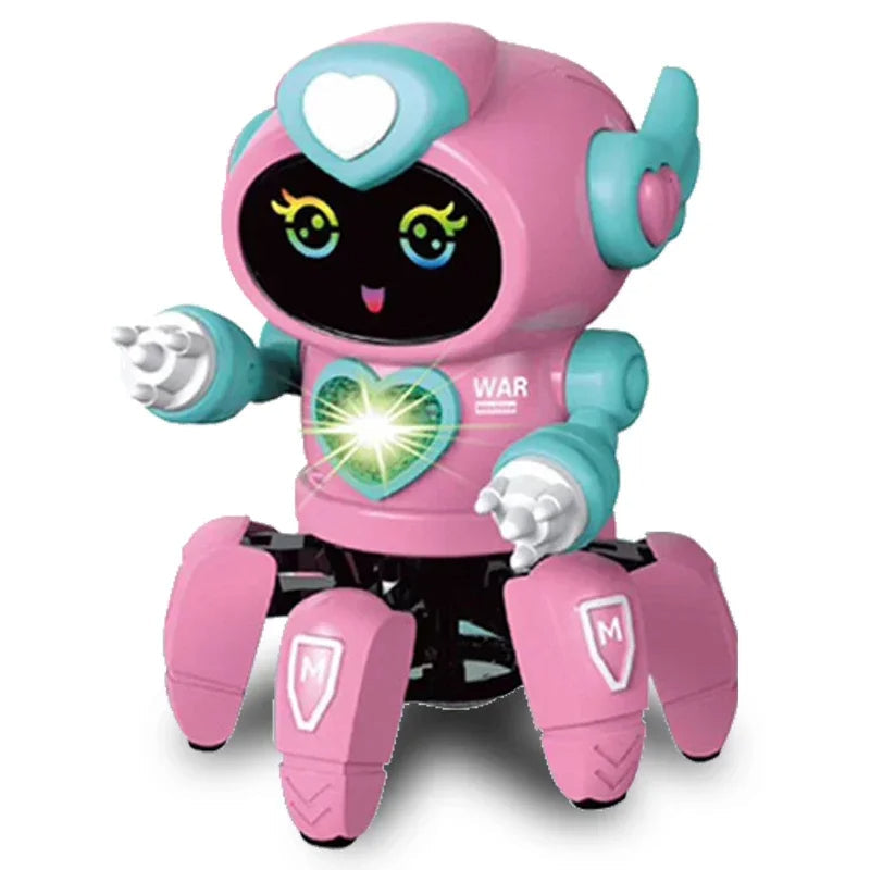 Dansende Spin Robot - Lichtshow en Bewegingen - Interactieve Speelgoedrobot