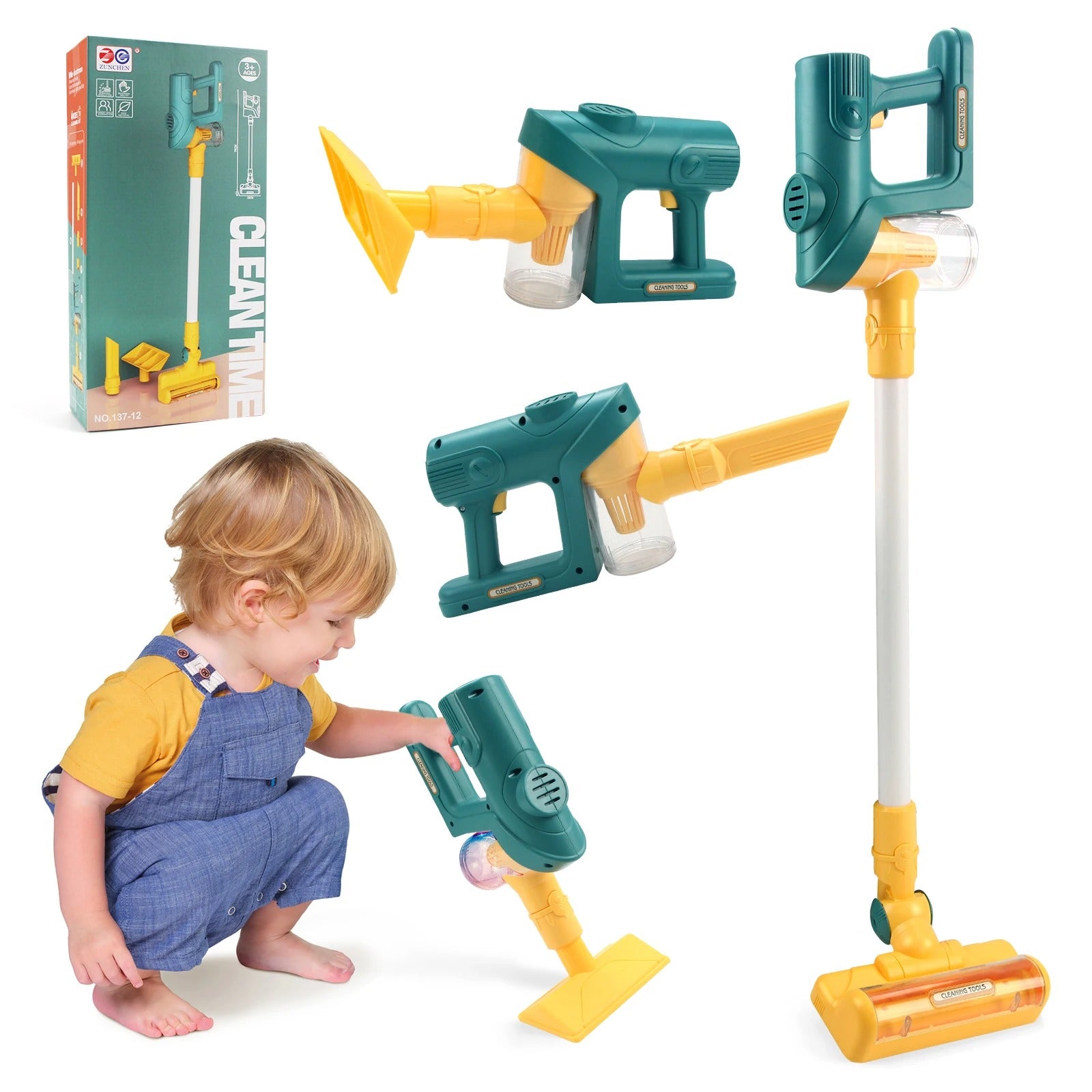 CleanTime - Kleine Stofvangers - Speelgoedstofzuiger