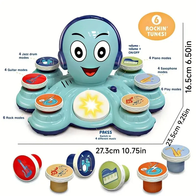 Muziek Octopus - Muziekplezier voor Kinderen - Interactief Speelgoed