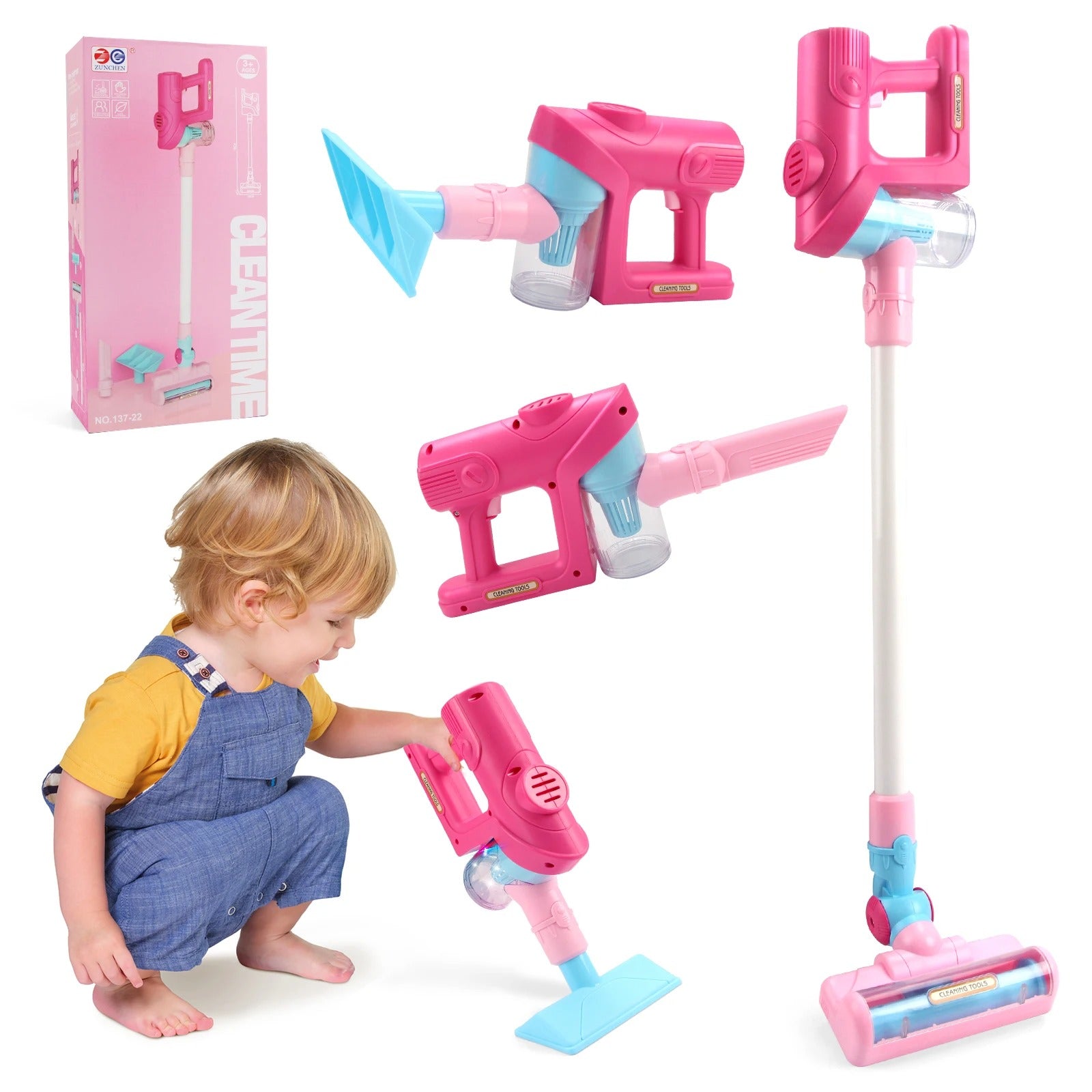 CleanTime - Kleine Stofvangers - Speelgoedstofzuiger