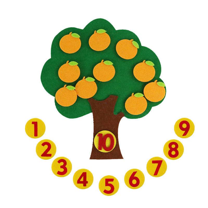 Vilten Rekenboom - Spelenderwijs Leren met de Fruitige Getallenjacht