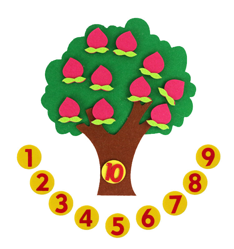 Vilten Rekenboom - Spelenderwijs Leren met de Fruitige Getallenjacht
