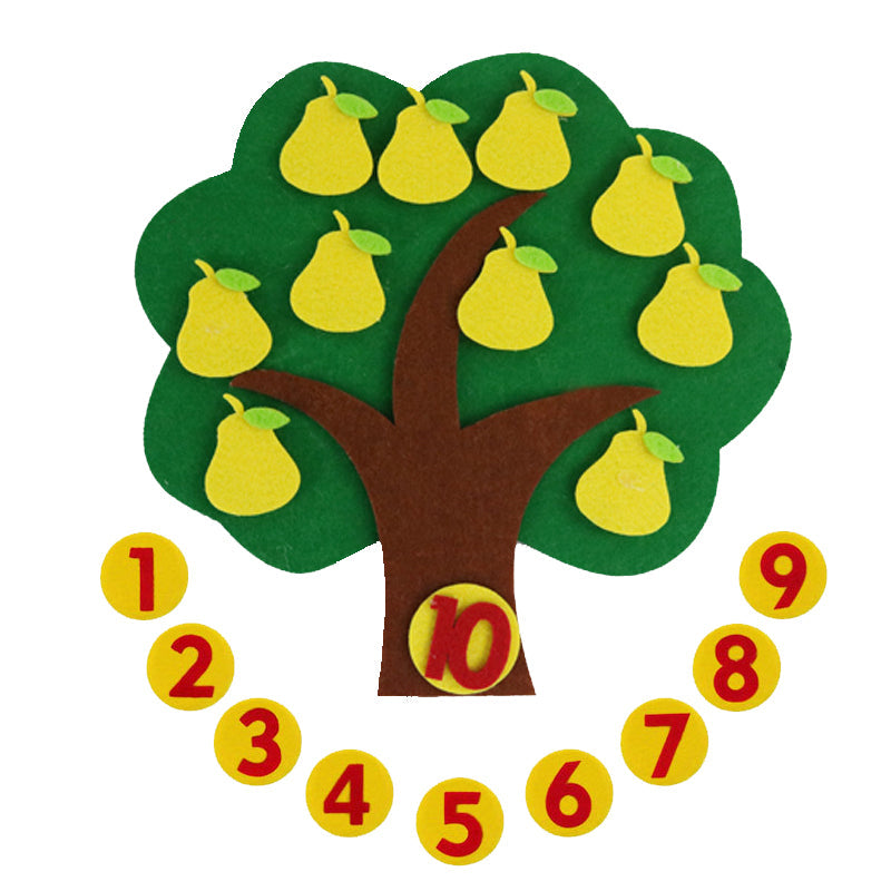 Vilten Rekenboom - Spelenderwijs Leren met de Fruitige Getallenjacht
