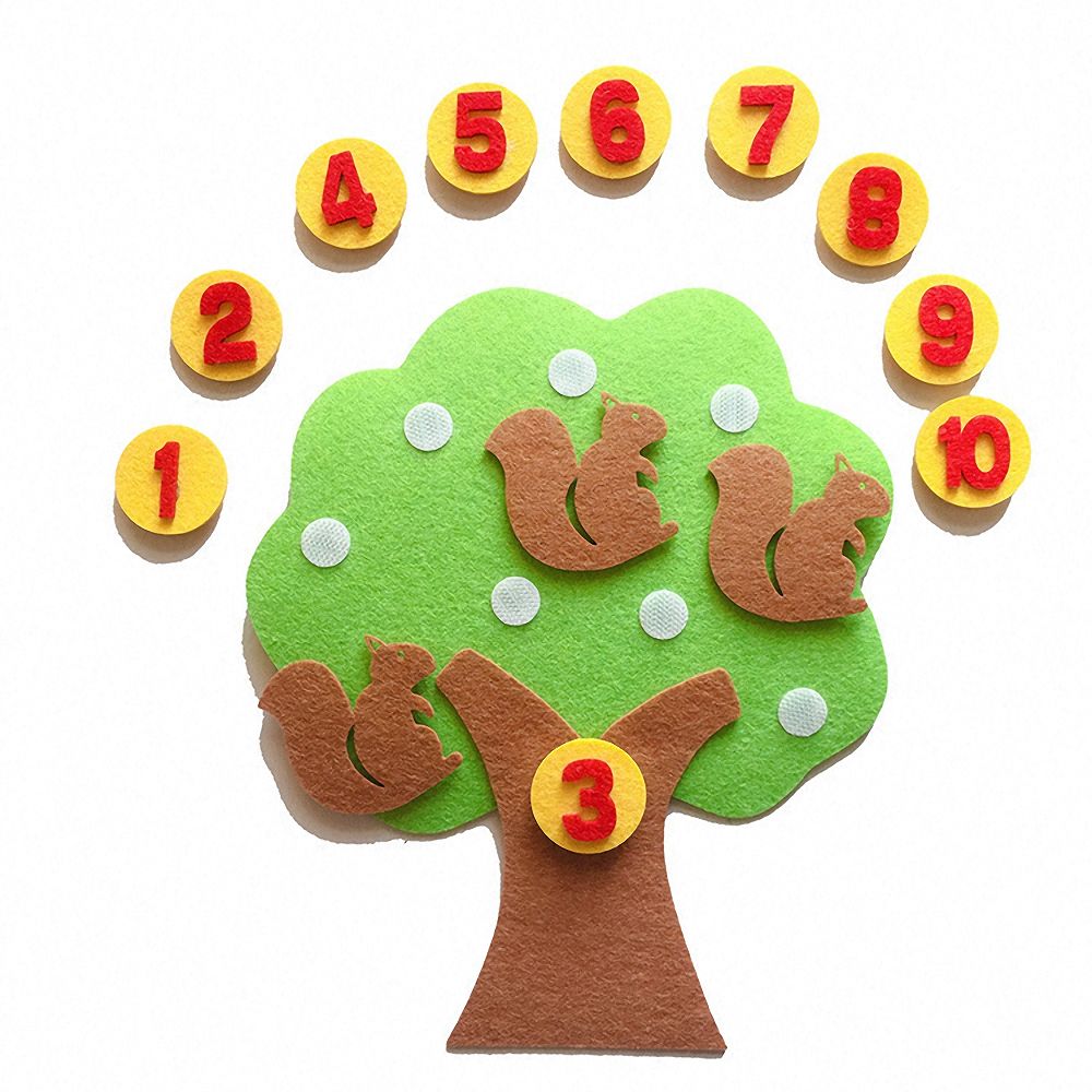 Vilten Rekenboom - Spelenderwijs Leren met de Fruitige Getallenjacht