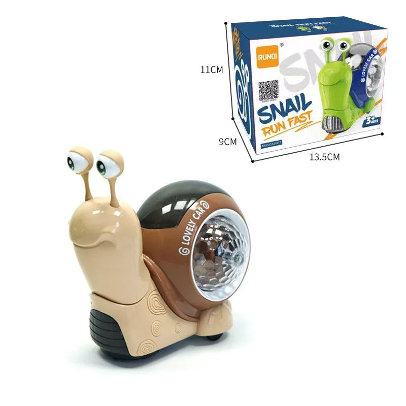 Muzikale Slak - Lichtgevend Speelvriendje - Speelgoed Slak &amp; Krab