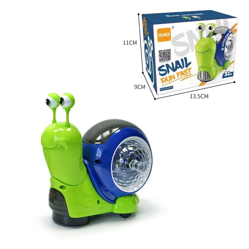 Muzikale Slak - Lichtgevend Speelvriendje - Speelgoed Slak &amp; Krab